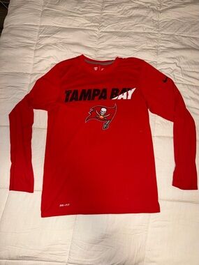 Nike Red Tampa Buccaneers Bay Long-Sleeve Dri-FIT Tee
